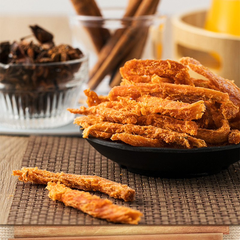 香港华园辣味红烧鱼柳30g办公室休闲怀旧小吃海鲜风味即食鱼零食 - 图2