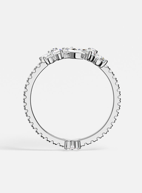 APM蝴蝶戒指银女生时尚生日礼物