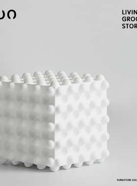 摆件几何正方体树脂样板房装饰品