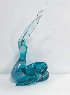 现代摆件家居装饰品售楼处样板房别墅酒店透明树脂客厅玄关工艺品