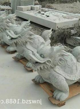 汉白玉石雕金钱龟价格花岗岩石材龙龟雕刻厂石龟图片大全