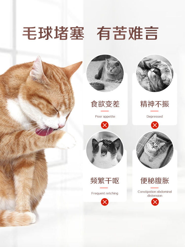 麦德氏化毛膏猫咪专用幼猫成猫吐毛球调理肠胃英短猫用去毛膏120g,淘宝优惠券,粉丝福利购,淘宝优惠卷