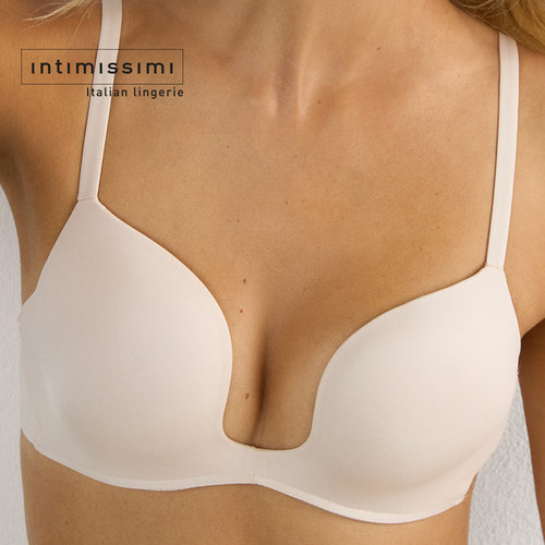 Intimissimi意舒漫女士U型聚拢粉底液内衣无痕隐形光面文胸RPD49N - 图2