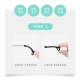 Glasses anti -sliding sleeve silicone fixed ear hook Eye frame anti -sliding anti -off -shed artifact mirror leg accessories anti -grinding foot sleeve