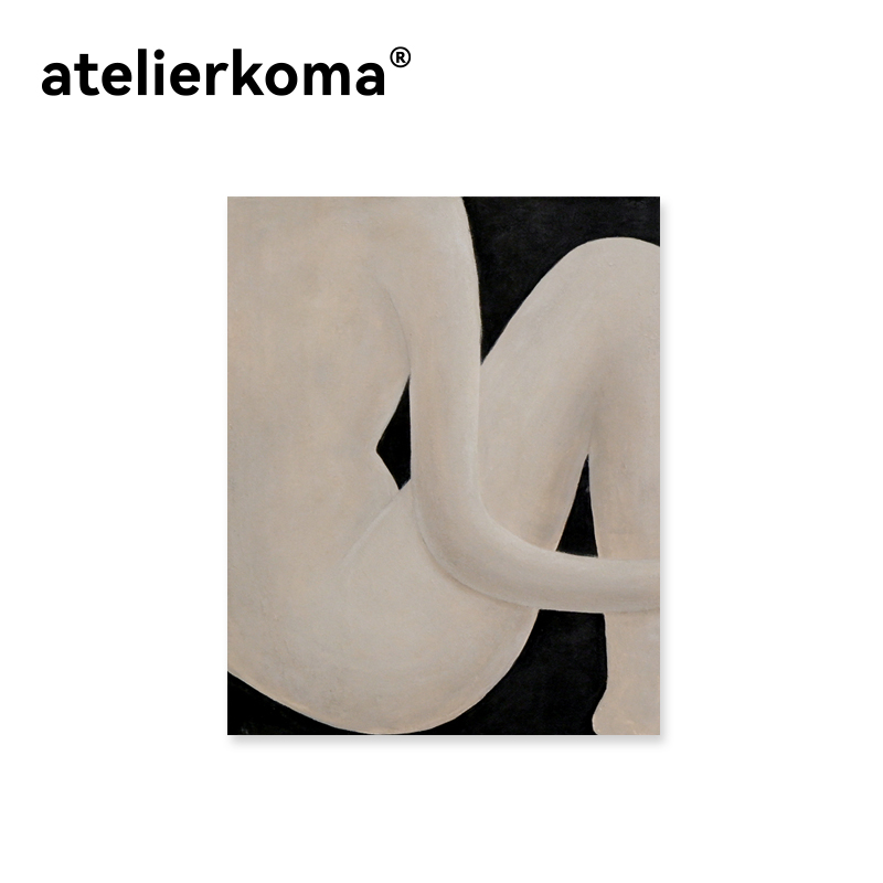 边集EDITOR ATELIER KOMA影像手绘肌理油画框画作大幅装饰画礼物 - 图3