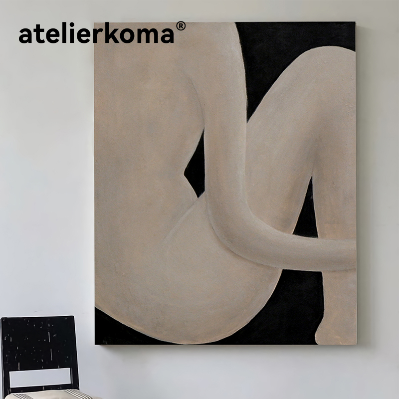 边集EDITOR ATELIER KOMA影像手绘肌理油画框画作大幅装饰画礼物 - 图0