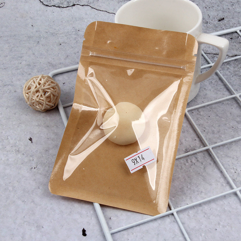 牛皮纸阴阳自立自封袋食品茶叶密封包装袋可印logo干果封口袋定制,淘宝优惠券,粉丝福利购,淘宝优惠卷