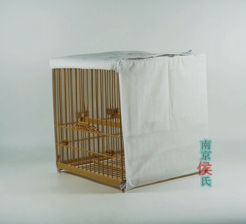 南京侯氏绣眼鸟笼鸟具绣眼笼配件绣眼笼用白色面单层绣眼笼衣笼布 - 图1
