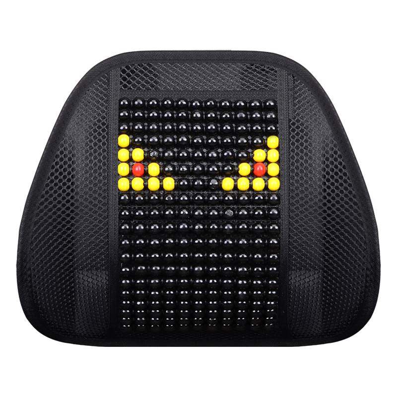 汽车腰靠橄榄木珠子隔热腰垫按摩靠背夏季腰托枕办公座椅硬靠垫,淘宝优惠券,粉丝福利购,淘宝优惠卷