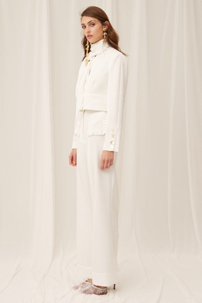 国现-澳洲Keepsake新品时尚简洁优雅气质口袋装饰短款白色西装 - 图3