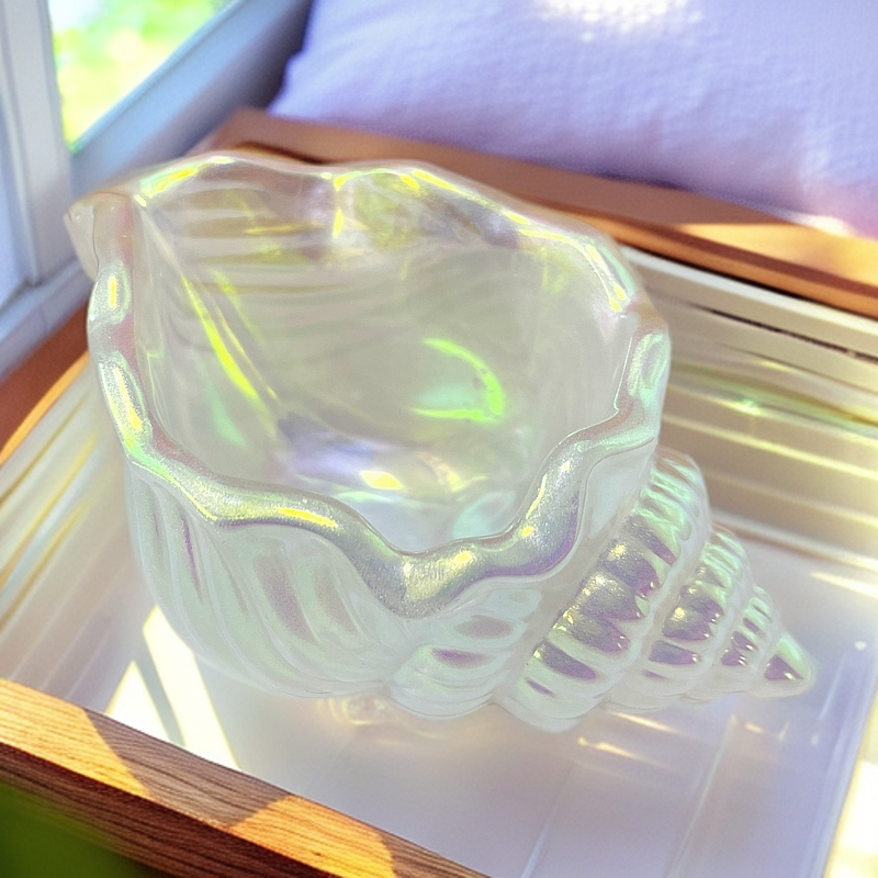 梦幻炫彩海洋海螺香薰蜡烛容器女生节日礼物ins风桌面摆件送礼,淘宝优惠券,粉丝福利购,淘宝优惠卷