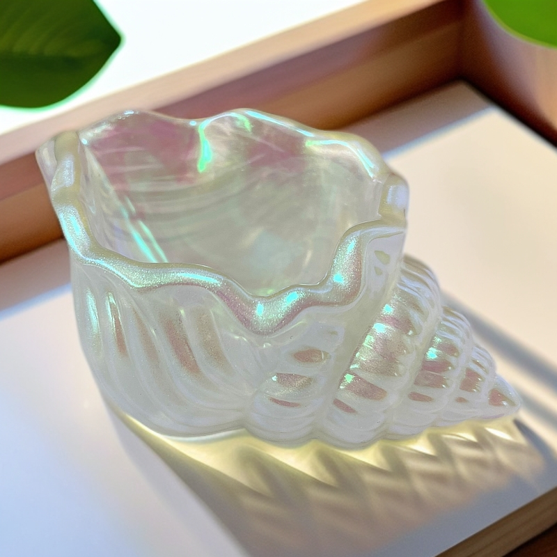 梦幻炫彩海洋海螺香薰蜡烛容器女生节日礼物ins风桌面摆件送礼,淘宝优惠券,粉丝福利购,淘宝优惠卷