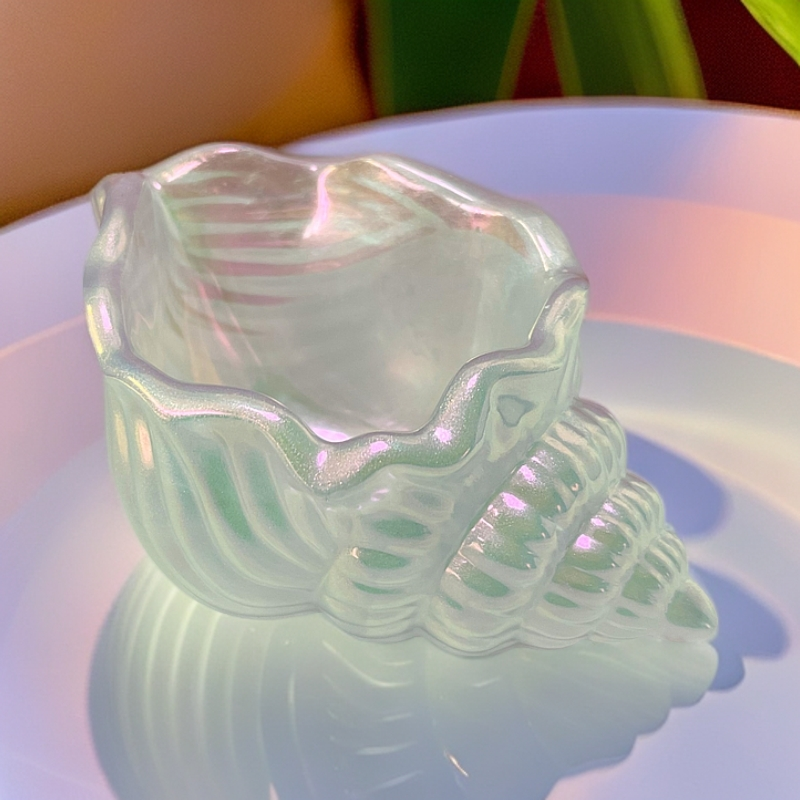 梦幻炫彩海洋海螺香薰蜡烛容器女生节日礼物ins风桌面摆件送礼,淘宝优惠券,粉丝福利购,淘宝优惠卷