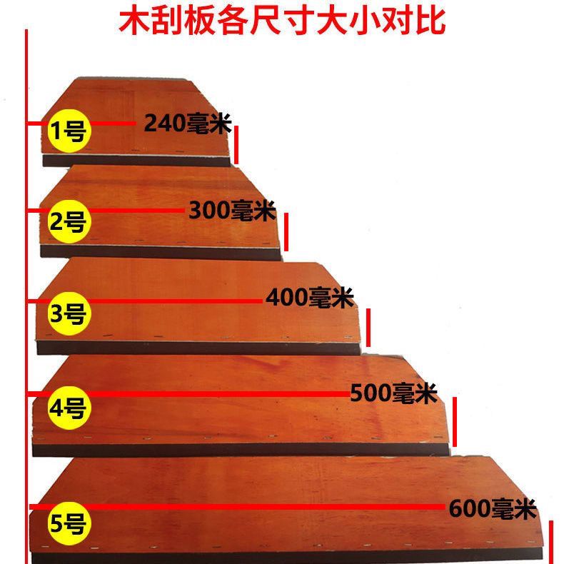 非固化刮板防水施工木刮板聚氨酯刮板耐高温防水专用刮板刮腻子-图0