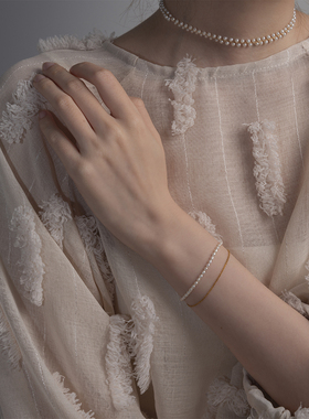 lemon原创设计14K包金迷你手链