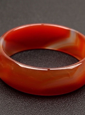 加宽红玛瑙手镯  天然玛瑙玉石新款正品玉髓手镯加厚包邮