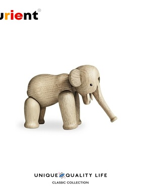 Furient创意设计师摆件 elephant/大象 实木动物家居工艺装饰品