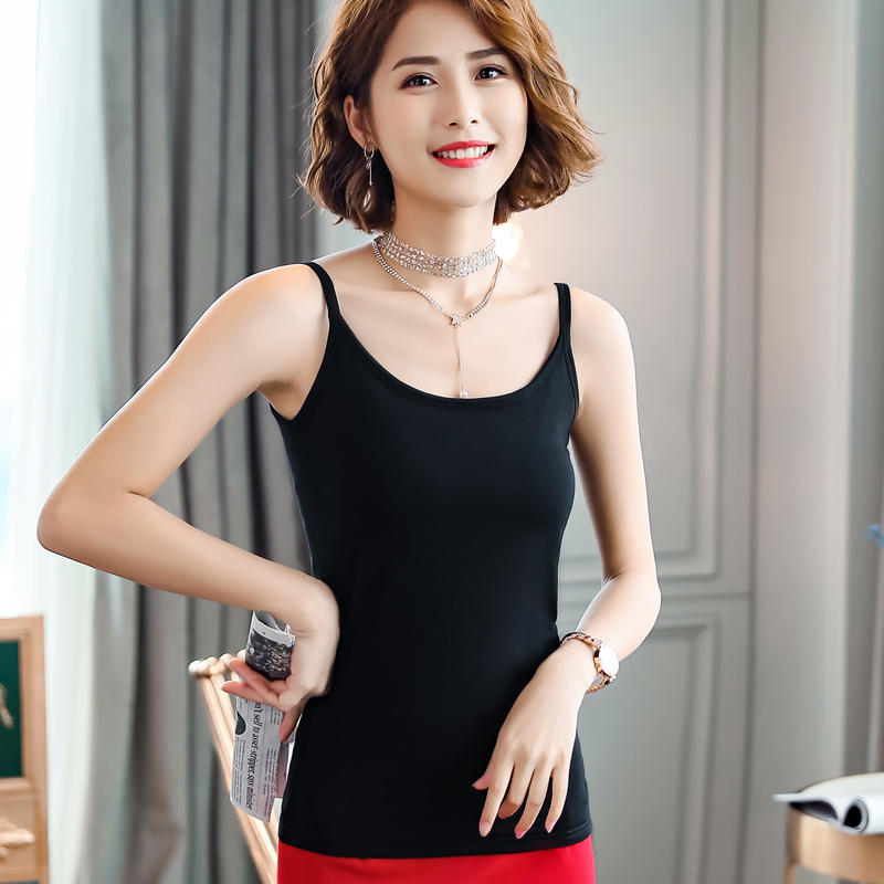 保暖背心女加厚加绒姓感吊带保暖内衣冬季修身内搭打底衫保暖上衣 保暖背心女加厚加绒姓感吊带保暖内衣冬季修身内搭打底衫保暖上衣