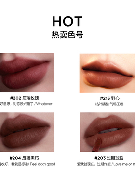 【下拉领补贴】完美日记名片唇纱丝绒唇釉口红女不易沾杯