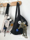 Workwear style casual sports crossbody chest bag for men and women