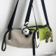 Simple and versatile cylindrical crossbody bag