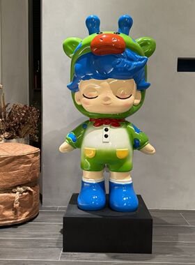 潮玩客厅大型落地摆件家居电视柜玄关沙发卡通存钱罐超大号装饰品