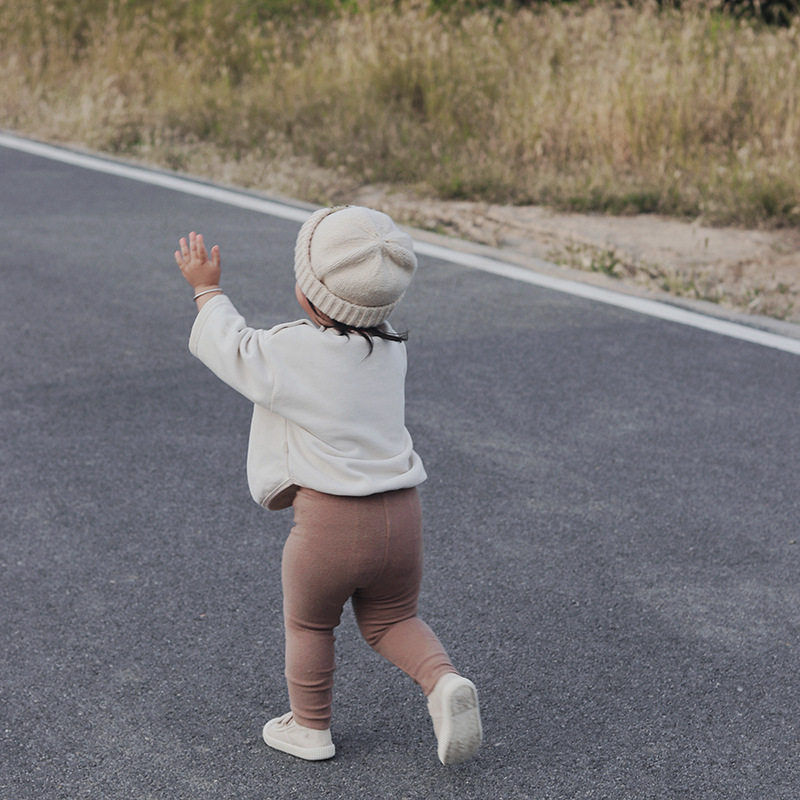 ins韩版婴儿打底裤新款棉质中腰长裤儿童纯色休闲外穿修身打底裤,淘宝优惠券,粉丝福利购,淘宝优惠卷