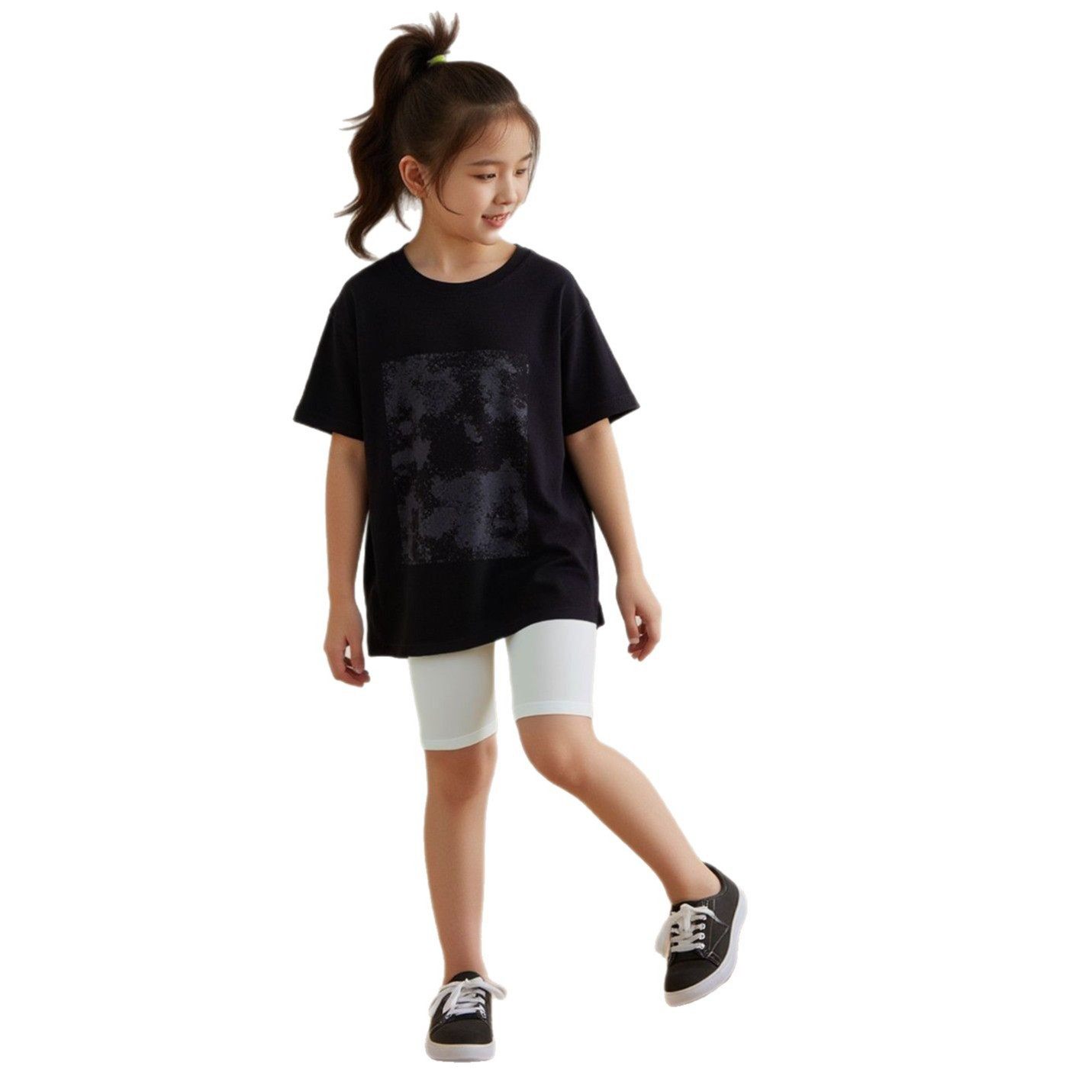 女童夏季骑行裤 韩波点纯色精梳弹力棉5分打底裤高弹防走光,淘宝优惠券,粉丝福利购,淘宝优惠卷