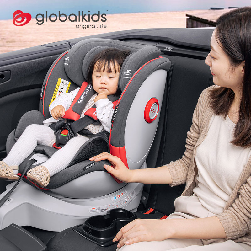 环球娃娃儿童安全座椅查理大帝0-4-7岁汽车车载360旋转婴儿宝宝用 - 图1