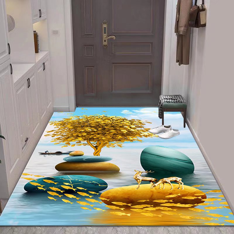 可擦入户门门垫进门门口地垫PVC免洗可裁剪地毯家用防滑耐脏脚垫