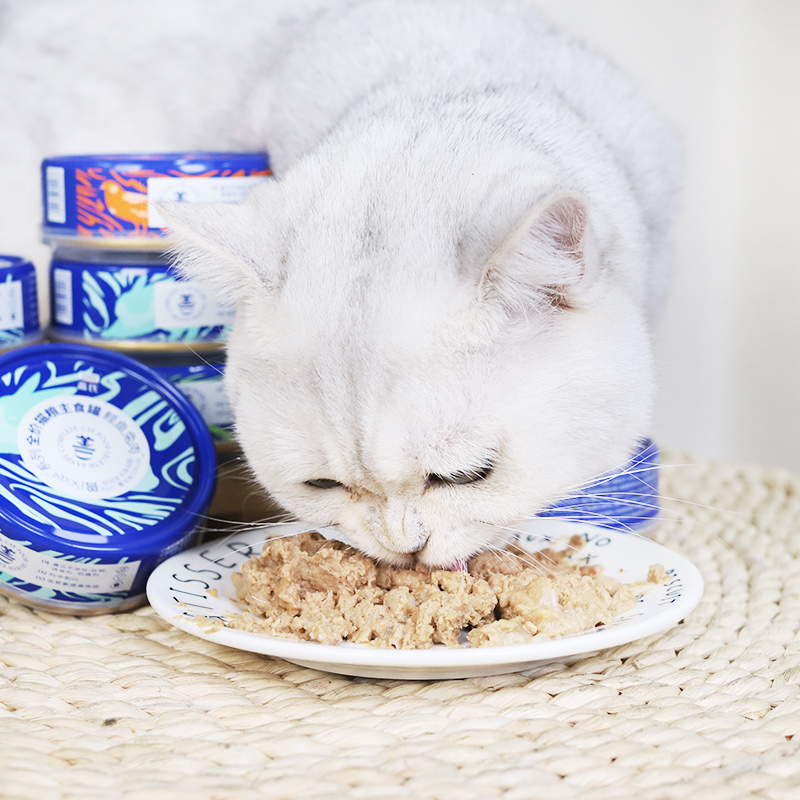 蓝氏猫罐头猫咪零食主食罐幼猫成猫宠物零食湿粮鸡肉鹌鹑乳鸽全价-图2