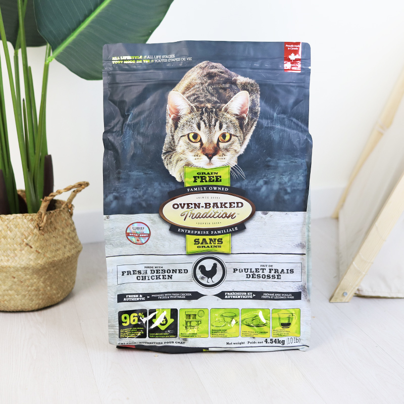 欧恩焙猫粮成猫幼猫5磅/10磅低温烘焙鸡肉鸭肉ovenbaked欧恩培