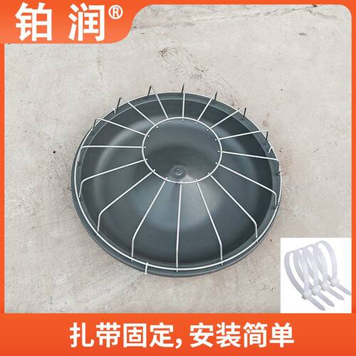 家用喂鸡食槽料槽防撒养设备鸭鹅喂鸡神器饲料桶自动喂食鸡饲料盆 - 图3