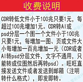 CDR2020/2019/X8高版本转低版本coreldraw格式转换PSD分层/AI/PDF - 图0