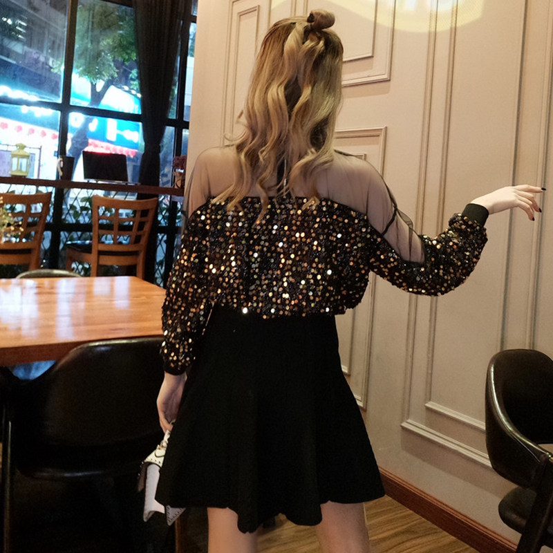 酒吧欧美性感闪闪blingbling仙女裙 陌鲨连衣裙