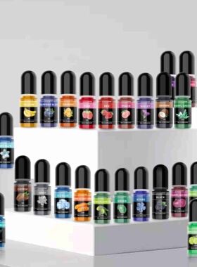 通用色精 diy手工水晶滴胶树脂透明30色色素色精宝石染料调色剂