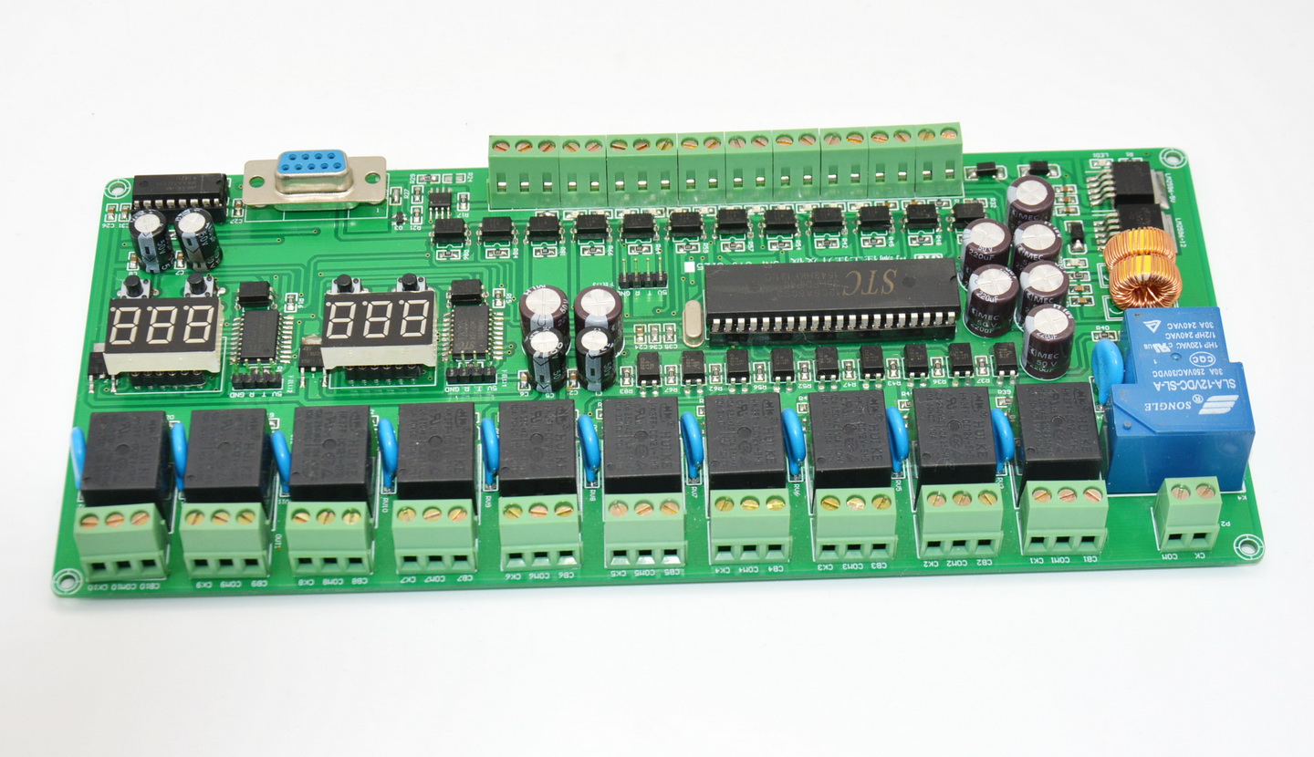 GYJ-0125 14路输入11路输出可编程控制单片机开发板 串口通讯 - 图1