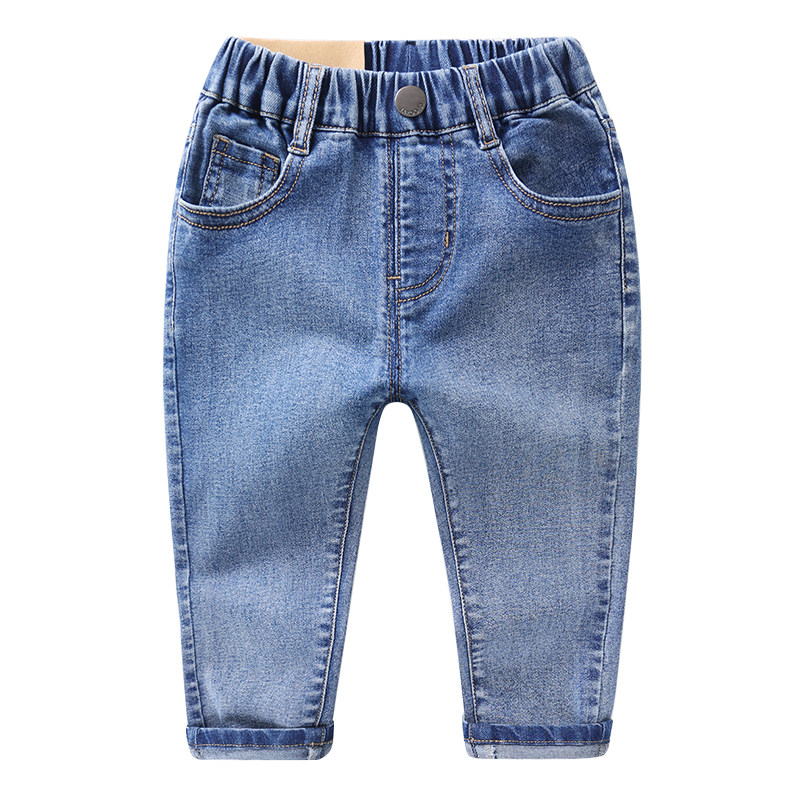 右欧男童牛仔裤春装春秋季新款童装裤子小童儿童宝宝休闲长裤潮