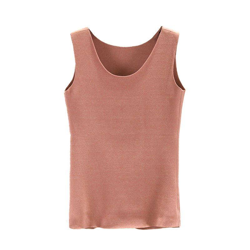 无痕修身打底衫内搭上衣双面绒背心女士秋冬德绒发热保暖吊带小衫,淘宝优惠券,粉丝福利购,淘宝优惠卷