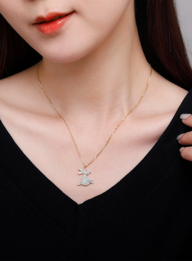 戴之梦兔子项链女吊坠萌趣动物