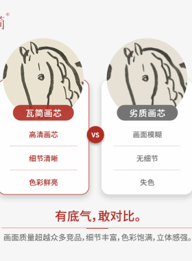 瓦简《骏马》法式装饰画