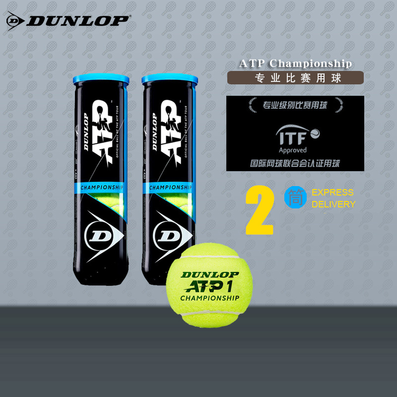 登陆普Dunlop ATP AO澳网Tour加亮球巡回赛比赛球训练球耐用网球 - 图1