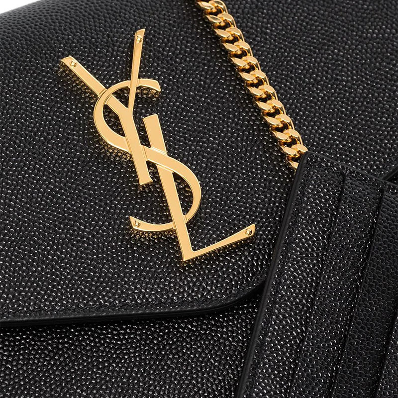 ysl /圣罗兰uptown粒面链条斜挎包 LAMAVO女士包袋