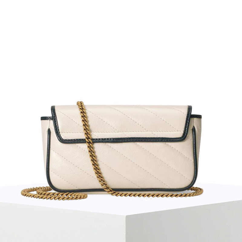 gucci gg marmont滚边超迷你单肩包 LAMAVO女士包袋