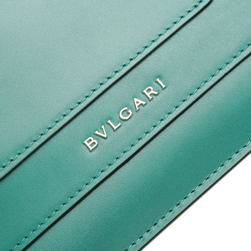 bvlgari /宝格丽牛皮蛇头扣斜挎包 LAMAVO女士包袋