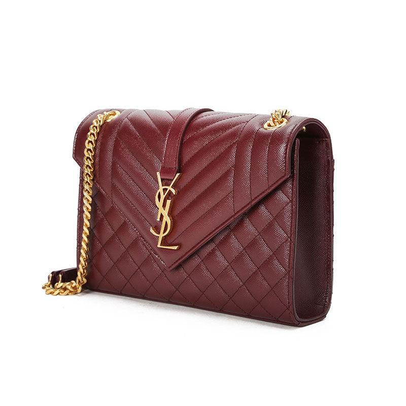 ysl /圣罗兰envelope压花单肩包 LAMAVO女士包袋