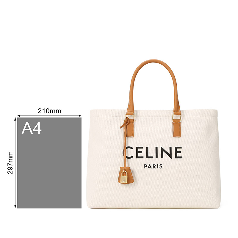 celine赛琳cabas logo帆布购物袋 LAMAVO女士包袋