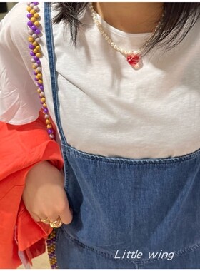 淡水珍珠女淡水珍珠爱心项链