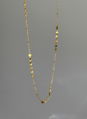 【新品9折】简约INS风金属不掉色钛钢项链颈链锁骨链潮人女