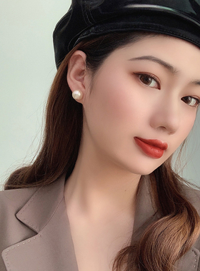 s925银针经典复古棉花日常百搭女
